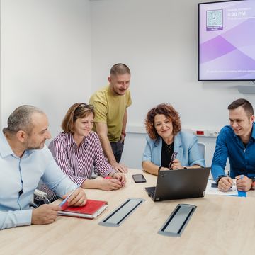 Колеги от администрацията на рц